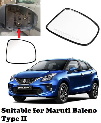 OOLTAH PAHIYA Manual Driver Side, Rear View Mirror For Maruti Suzuki Baleno(Exterior, Right)