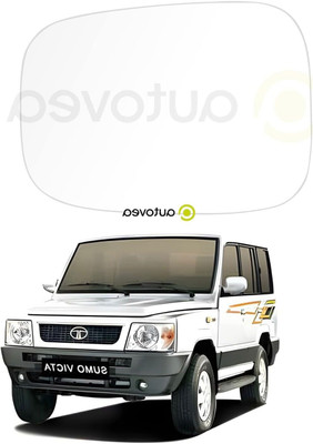 Rane Manual Remote Passenger Side, Rear View Mirror For Tata Sumo(Left, Exterior)