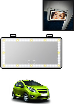 AYW Manual Vanity Mirror For Chevrolet Beat(Interior)