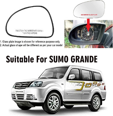 OOLTAH PAHIYA Manual Passenger Side, Rear View Mirror For Tata Sumo Grande(Exterior, Left)