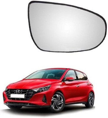 KING GENUINE Manual Remote Driver Side, Rear View Mirror For Hyundai i20(Right, Exterior)