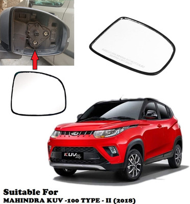 GS Grow n Shine Manual Driver Side, Rear View Mirror For Mahindra KUV 100(Exterior, Right)