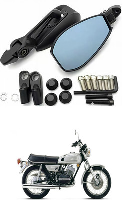 LOVMOTO Manual Rear View Mirror For Royal Enfield Universal For Bike(Interior)