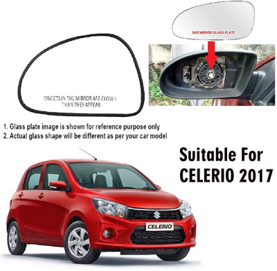 GS Grow n Shine Manual Passenger Side, Rear View Mirror For Maruti Suzuki Celerio(Exterior, Left)