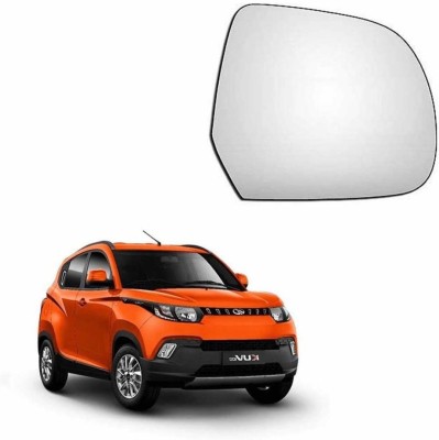 KING GENUINE Manual Remote Driver Side, Rear View Mirror For Mahindra KUV 100(Right, Exterior)