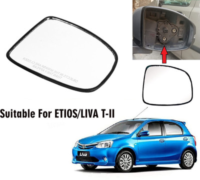GS Grow n Shine Manual Driver Side, Rear View Mirror For Toyota Etios(Exterior, Right)