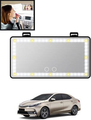 MATIES Manual Vanity Mirror For Toyota Universal For Car(Interior)