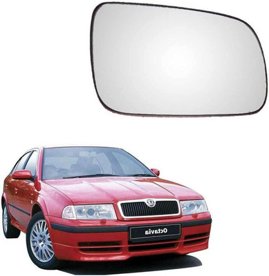 KING AUTO Manual Remote Driver Side, Rear View Mirror For Skoda Octavia(Right, Exterior)
