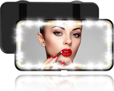JestNest Manual Vanity Mirror, Driver Side, Passenger Side For Universal For Car Universal For Car(Left, Right)
