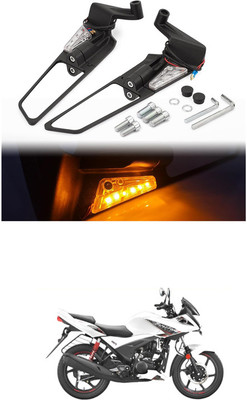 LOVMOTO Front, Rear LED Indicator Light for Hero Ignitor(Multicolor)