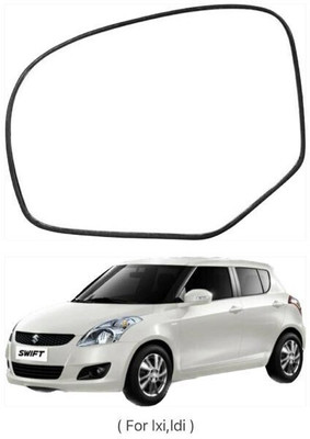 KING AUTO Manual Rear View Mirror, Passenger Side For Maruti Suzuki Swift, Swift Dzire(Left, Exterior)