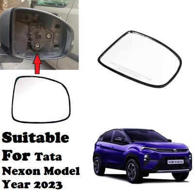 GS Grow n Shine Manual Driver Side, Rear View Mirror For Tata Nexon(Exterior, Right)