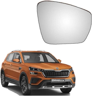 KING GENUINE Manual Remote Driver Side, Rear View Mirror For Skoda Universal For Car(Right, Exterior)