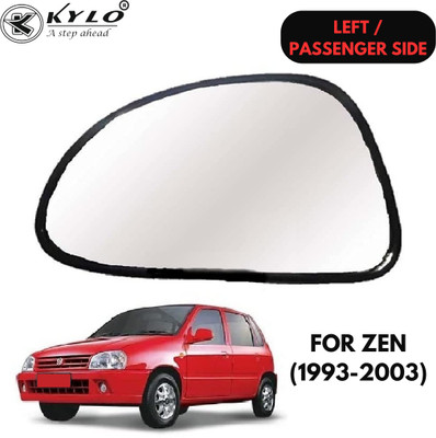 KYLO Manual Passenger Side, Rear View Mirror For Maruti Suzuki Zen(Exterior, Left)