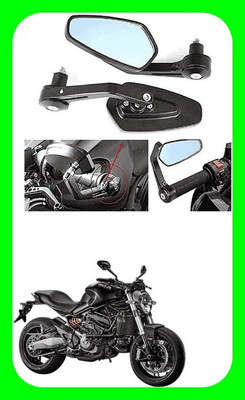 Atonyak Manual Rear View Mirror For TVS Max 4R(Left, Right)