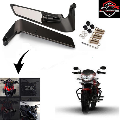 Autoinnovation Manual Rear View Mirror, Blind Spot Mirror, Dual Mirror For Mahindra Pantero(Right, Left)