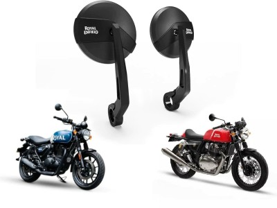 Golden Fox Manual Rear View Mirror For Royal Enfield Universal For Bike, Classic 350, Classic 500(Left, Right)