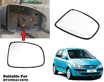 Shubh Auto Manual Driver Side, Rear View Mirror For Hyundai Getz(Exterior, Right)