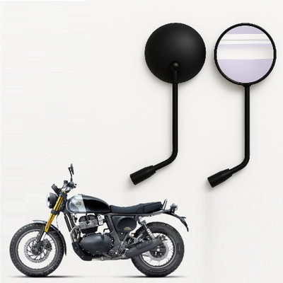 JMA TRADING Manual Rear View Mirror For Royal Enfield Universal For Bike(Right, Left)