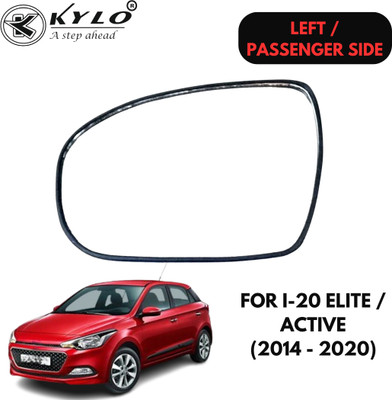 KYLO Manual Passenger Side, Rear View Mirror For Hyundai i20 Elite(Exterior, Left)