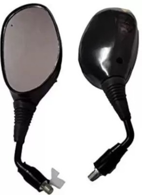 nirwana Manual Rear View Mirror For Hero Universal For Bike(Interior)