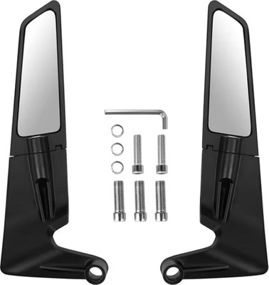automunk Manual Rear View Mirror For Universal For Bike Universal For Bike(Left, Right)
