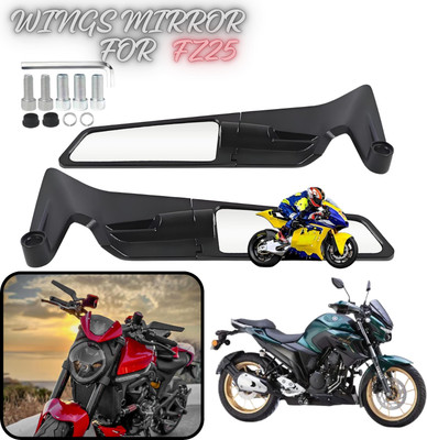 ENEMYT Manual Rear View Mirror For Yamaha, KTM, Honda, TVS, Universal For Bike Universal For Bike(Left, Right)