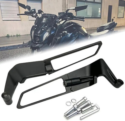 SORAX Manual Rear View Mirror For Universal For Bike Universal For Bike(Left, Right)