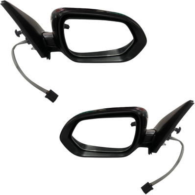 KDT Manual Remote Rear View Mirror For Universal For Car Universal For Car(Left, Right)