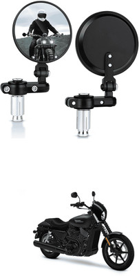 LOVMOTO Manual Rear View Mirror For Mahindra Rodeo RZ(Left, Right)