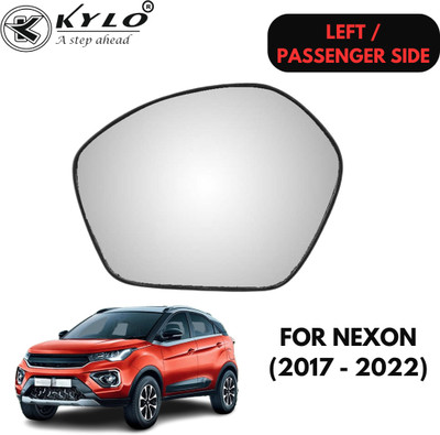 KYLO Manual Passenger Side, Rear View Mirror For Tata Nexon(Exterior, Left)