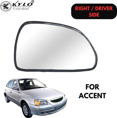 KYLO Manual Driver Side, Rear View Mirror For Hyundai Accent(Exterior, Right)