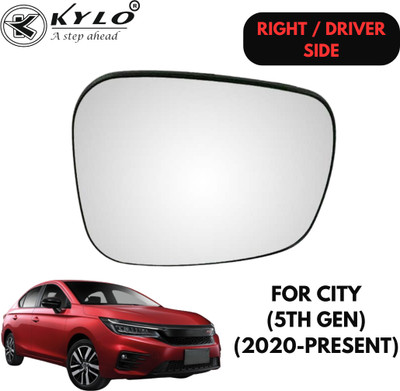 KYLO Manual Driver Side, Rear View Mirror For Honda City(Exterior, Right)