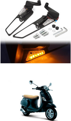 LOVMOTO Front, Rear LED Indicator Light for Piaggio Vespa(Multicolor)