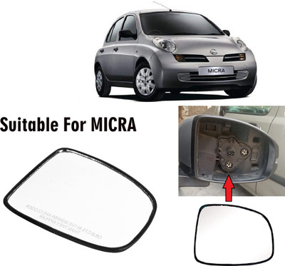 GS Grow n Shine Manual Driver Side, Rear View Mirror For Nissan Micra(Exterior, Right)