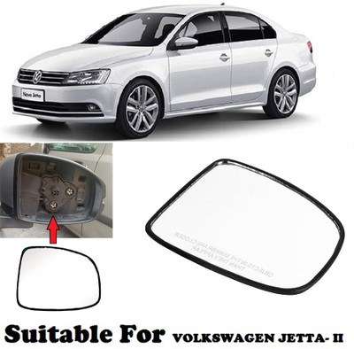 GS Grow n Shine Manual Driver Side, Rear View Mirror For Volkswagen Jetta(Exterior, Right)