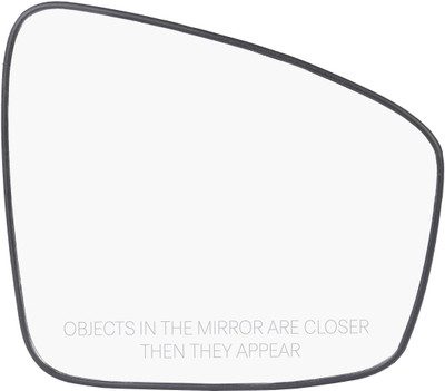RMC Manual Remote Rear View Mirror, Driver Side For Renault Kwid(Exterior, Right)