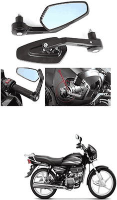 LOVMOTO Manual Rear View Mirror For Hero Splendor Plus(Left, Right)