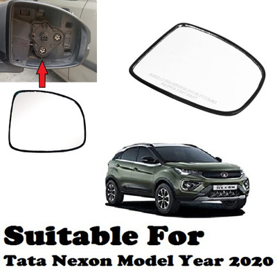 OOLTAH PAHIYA Manual Driver Side, Rear View Mirror For Tata Nexon(Exterior, Right)