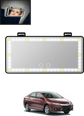 MATIES Manual Vanity Mirror For Honda Universal For Car(Interior)