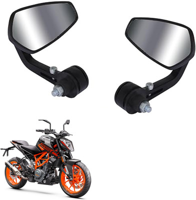 Grandbiker Manual Rear View Mirror, Driver Side, Dual Mirror For KTM Duke 200(Right, Left)