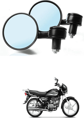 LOVMOTO Manual Rear View Mirror For Hero Splendor Plus(Left, Right)