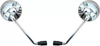 DOLSHACOB Manual Dual Mirror For Royal Enfield Universal For Bike, Classic 350, Classic 500, Thunderbird 350(Left, Right)