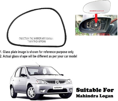 GS Grow n Shine Manual Passenger Side, Rear View Mirror For Mahindra Logan(Exterior, Left)