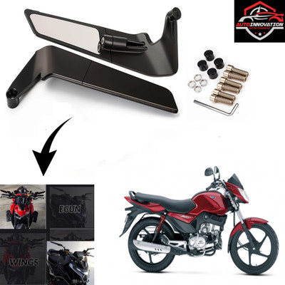 Autoinnovation Manual Rear View Mirror, Blind Spot Mirror, Dual Mirror For Mahindra Pantero(Right, Left)