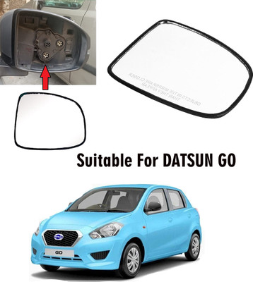 Shubh Auto Manual Driver Side, Rear View Mirror For Renault Go(Exterior, Right)