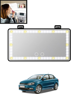 MATIES Manual Vanity Mirror For Volkswagen Universal For Car(Interior)
