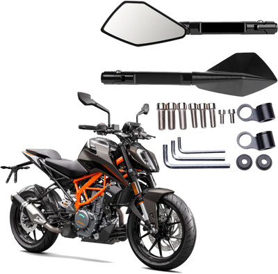 Vagary Manual Rear View Mirror For Universal For Bike Duke 200, Duke 390(Left, Right)