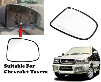 GS Grow n Shine Manual Driver Side, Rear View Mirror For Chevrolet Tavera(Exterior, Right)