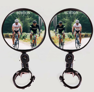 subton Manual Rear View Mirror For Universal For Bike Universal For Bike(Left, Right)